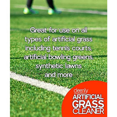 Cleenly Artificial Grass Cleaner for Dogs - Freshly Cut Grass Fragrance - 15 Litres - Eliminates Urine/Dog Wee Odours - 4