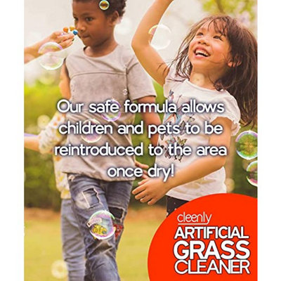 Cleenly Artificial Grass Cleaner for Dogs - Freshly Cut Grass Fragrance - 15 Litres - Eliminates Urine/Dog Wee Odours - 5