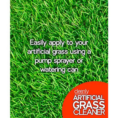 Cleenly Artificial Grass Cleaner for Dogs - Freshly Cut Grass Fragrance - 15 Litres - Eliminates Urine/Dog Wee Odours - 6