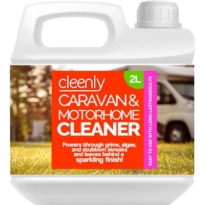 Cleenly Caravan and Motorhome Cleaner - Easy to Use Formula to Remove Black Streaks