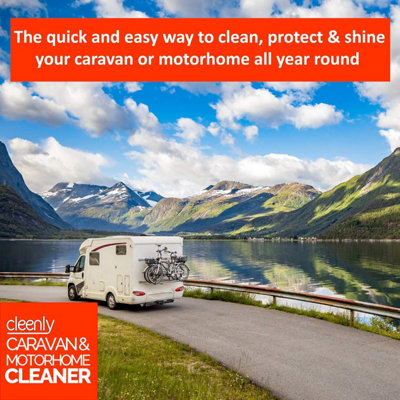 Cleenly Caravan and Motorhome Cleaner - Easy to Use Formula to Remove Black Streaks - 3
