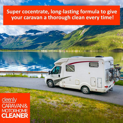 Cleenly Caravan and Motorhome Cleaner - Easy to Use Formula to Remove Black Streaks - 4
