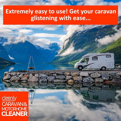 Cleenly Caravan and Motorhome Cleaner - Easy to Use Formula to Remove Black Streaks - 5