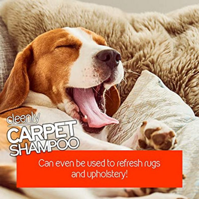 Cleenly Carpet Shampoo Cleaner Solution 5L - Citrus Splash Fragrance - Safe for All Carpet Cleaning Machines - 5