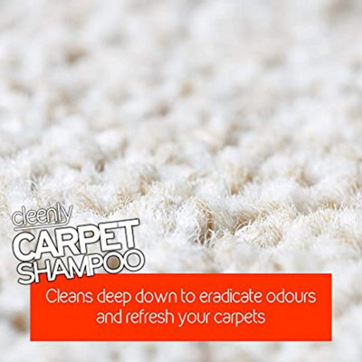 Cleenly Carpet Shampoo Cleaner Solution 5L - Citrus Splash Fragrance - Safe for All Carpet Cleaning Machines - 7