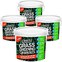 Cleenly Grass Greening Granules Lawn Fertiliser - Superfood to Make Grass Greener, Stronger & Healthier 10kg