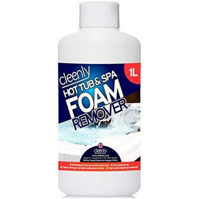 Cleenly Hot Tub & Spa Foam Remover for Defoaming - Anti Foam for Hot Tubs & Spas - 1L