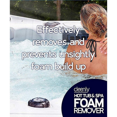 Cleenly Hot Tub & Spa Foam Remover for Defoaming - Anti Foam for Hot Tubs & Spas - 1L