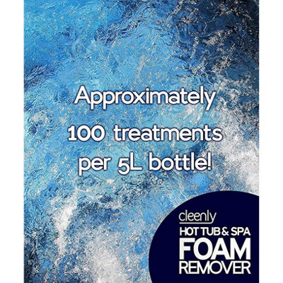 Cleenly Hot Tub & Spa Foam Remover for Defoaming - Anti Foam for Hot Tubs & Spas - 1L - 4