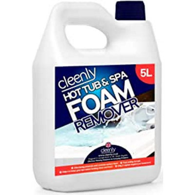 Cleenly Hot Tub & Spa Foam Remover for Defoaming - Anti Foam for Hot Tubs & Spas - 5L