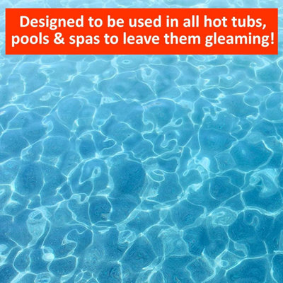 Cleenly Hot Tub & Spa Surface Cleaner Removes Dirt Grime Oil & Waterlines Antibacterial Properties 1L