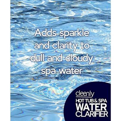 Cleenly Hot Tub & Spa Water Clarifier - Transforms Cloudy, Dull Looking Water- 1 litres