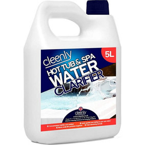 Cleenly Hot Tub & Spa Water Clarifier  - Transforms Cloudy, Dull Looking Water- 5 litres