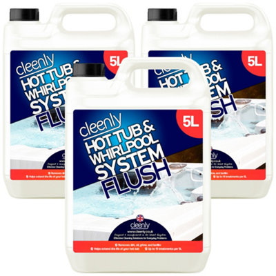 Cleenly Hot Tub & Whirlpool System Flush Removes Dirt, Grime