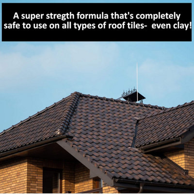 Cleenly Intense Roof Cleaner Deeply Cleans to Remove Dirt Grime Grease Mould Moss Algae and More 10L