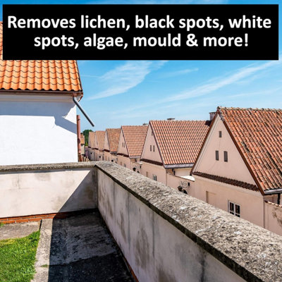 Cleenly Intense Roof Cleaner Deeply Cleans to Remove Dirt Grime Grease Mould Moss Algae and More 5L - 5
