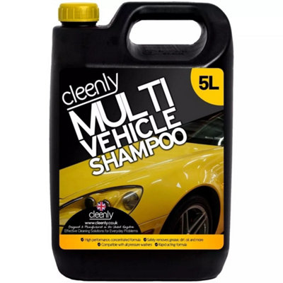 Cleenly Multi-Vehicle Car Shampoo Pressure Washer Wash Remove Traffic Film 5L
