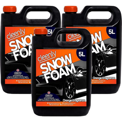 Cleenly Orange Snow Foam - High Performance Formula with Super Thick Foam 15L