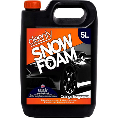 Cleenly Orange Snow Foam - High Performance Formula with Super Thick Foam 5L