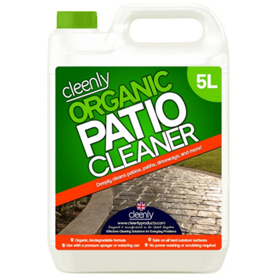 Cleenly Organic Patio Cleaner For Patios, Driveways, Paths & More