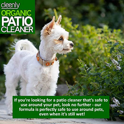 Cleenly Organic Patio Cleaner - For Patios, Driveways, Paths & More - Contains no Bleach or Harsh Chemicals 5L