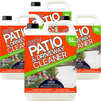 Cleenly Patio & Driveway Cleaner 20L Remove Stains, Dirt and Grime