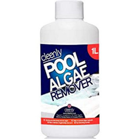 Cleenly Pool Algae Remover - Removes & Prevents the Growth of Algae in Water - Super Concentration and Long Lasting 1L