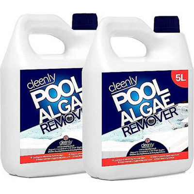 Cleenly Pool Algae Remover - Removes & Prevents the Growth of Algae in Water - Super Concentration and Long Lasting 2 x 5L