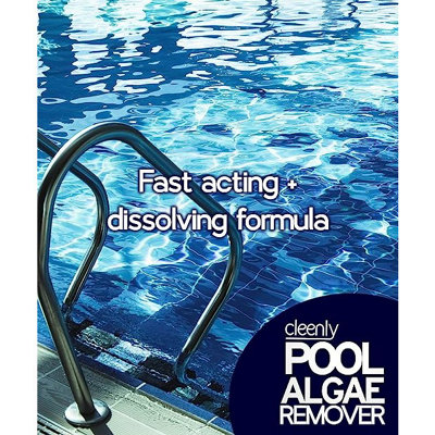 Cleenly Pool Algae Remover - Removes & Prevents the Growth of Algae in Water - Super Concentration and Long Lasting 2 x 5L
