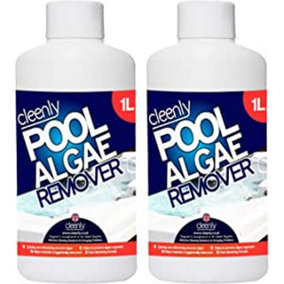 Cleenly Pool Algae Remover - Removes & Prevents the Growth of Algae in Water - Super Concentration and Long Lasting 2L