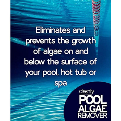 Cleenly Pool Algae Remover - Removes & Prevents the Growth of Algae in Water - Super Concentration and Long Lasting 4L