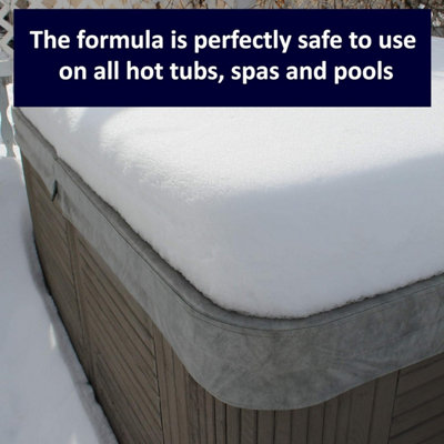 Cleenly Pool Winteriser Protects Your Pool Hot Tub or Spa Throughout Winter Prevents Limescale Algae & Mineral Staining 10L