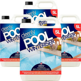 Cleenly Pool Winteriser - Protects Your Pool, Hot Tub or Spa Throughout Winter - Prevents Limescale, Algae & Mineral Staining 15L