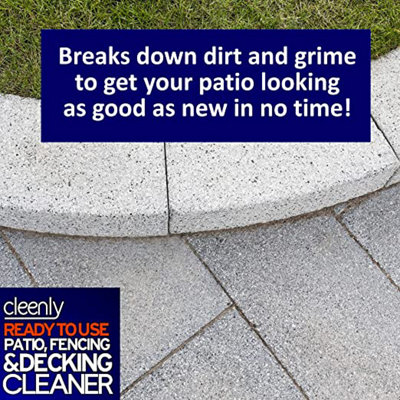 Cleenly Ready to Use Patio Cleaner, Removes Dirt and Grime From Patios ...