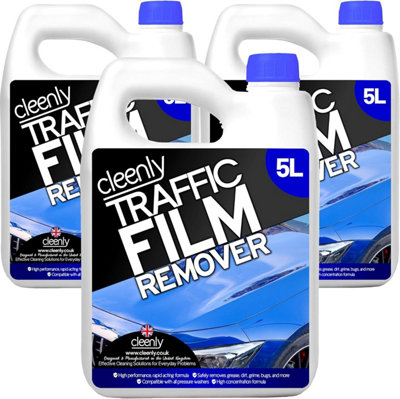 Cleenly Traffic Film Remover - Heavy Duty TFR Cleans Dirt, Grime, Bugs & More 15L