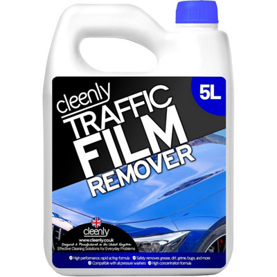 Cleenly Traffic Film Remover - Heavy Duty TFR Cleans Dirt, Grime, Bugs & More 5L