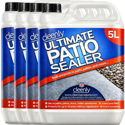 Cleenly Ultimate Patio Sealer Patio & Driveway Sealant to Prevent ...