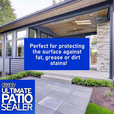 Cleenly Ultimate Patio Sealer Patio & Driveway Sealant to Prevent Weathering & Stains 20L - 3