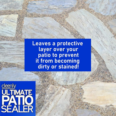 Cleenly Ultimate Patio Sealer Patio & Driveway Sealant to Prevent Weathering & Stains 20L - 5