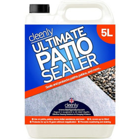 Cleenly Ultimate Patio Sealer - Patio & Driveway Sealant to Prevent Weathering & Stains 5L