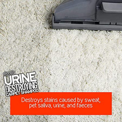 Cleenly Urine Destroying Enzyme Carpet Shampoo Cleaning Detergent (5 litres) - Digests Urine Salts - 3