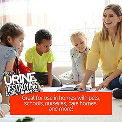 Cleenly Urine Destroying Enzyme Carpet Shampoo Cleaning Detergent (5 litres) - Digests Urine Salts - 5