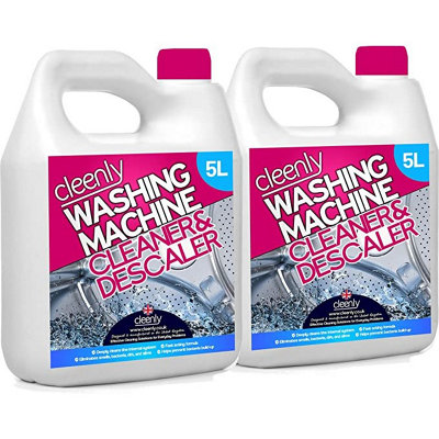 Cleenly Washing Machine Cleaner and Descaler. Eliminates Dirt, Smells, Grime & Prevents Bacteria Build Up 10L