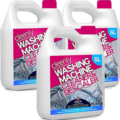 Cleenly Washing Machine Cleaner and Descaler. Eliminates Dirt, Smells