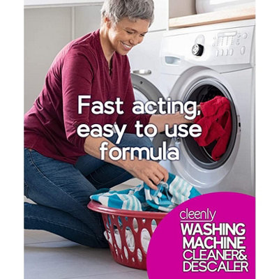 Cleenly Washing Machine Cleaner and Descaler. Eliminates Dirt, Smells, Grime & Prevents Bacteria Build Up 15L
