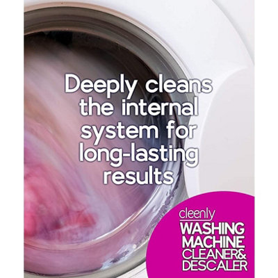 Cleenly Washing Machine Cleaner and Descaler. Eliminates Dirt, Smells, Grime & Prevents Bacteria Build Up 20L