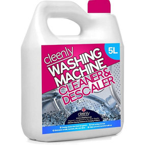Cleenly Washing Machine Cleaner and Descaler. Eliminates Dirt, Smells, Grime & Prevents Bacteria Build Up 5L