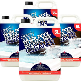 Cleenly Whirlpool Internal Pipe Cleaner - Removes Dirt, Grime,Oil & Odours from Hot Tub, Spa and Pool Pipework (20 Litre)