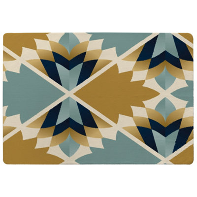 Cleopatra Fan Ethnic Pattern Designer Special Soft Home Rug