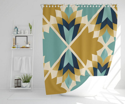 Cleopatra Fan Ethnic Pattern (Shower Curtain) / Default Title Price Comparisons | Compare The Build